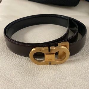 Salvatore Ferragamo Belt Buckle and Belt